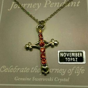 Swarovski Crystal Cross pendant